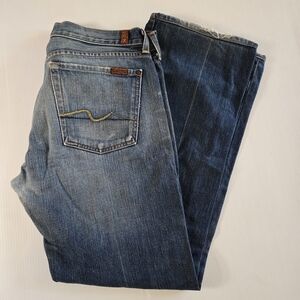 7 For All Mankind By Jerome Dahan Women's Jeans Boot Cut Size 32
